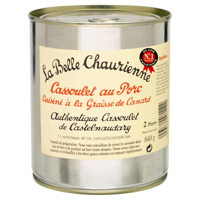 Pork Cassoulet 840g - LA BELLE CHAURIENNE