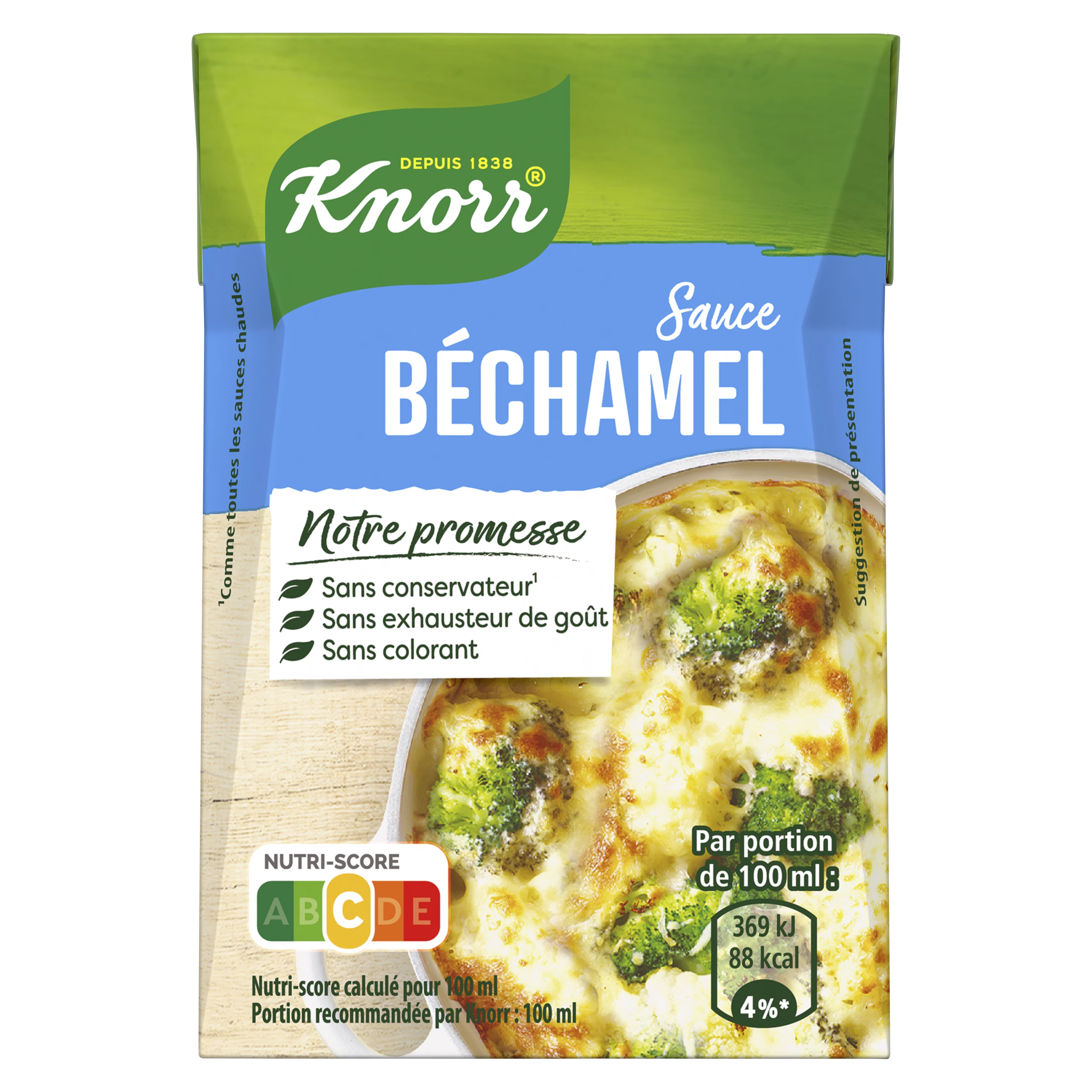 Sauce Bechamel à La Noix de Muscade, 2x20cl - KNORR