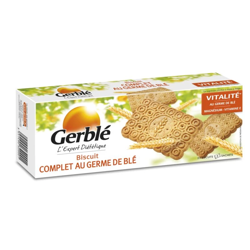 Bánh quy mầm lúa mì nguyên hạt 210g - GERBLE