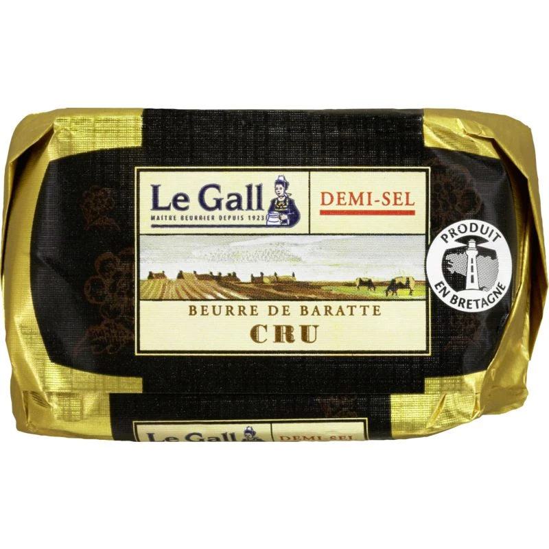 Beurre Demi-sel De Baratte Cru 250g - Le Gall