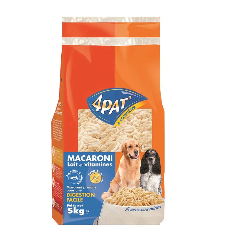 Macaroni pour chiens 5kg - 4 PAT'