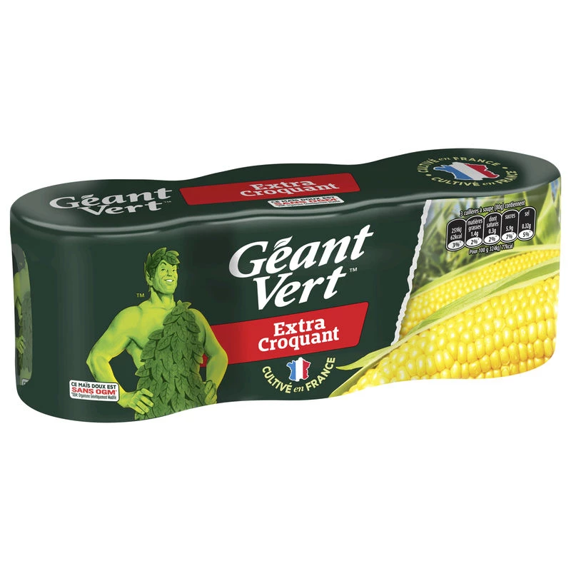 Ultra Crunchy Sweet Corn, 150g - GEANT VERT