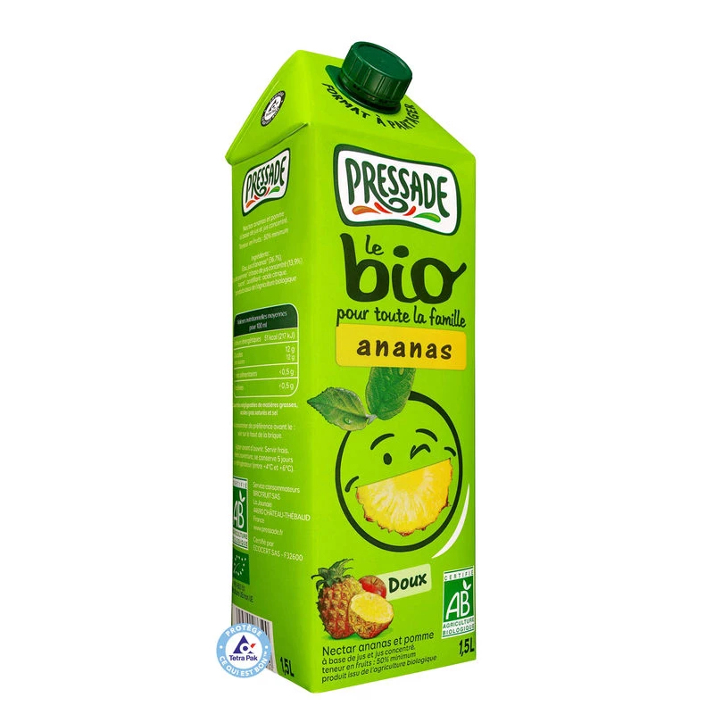 Nektar Ananas Bio 1,5L - PRESSADE