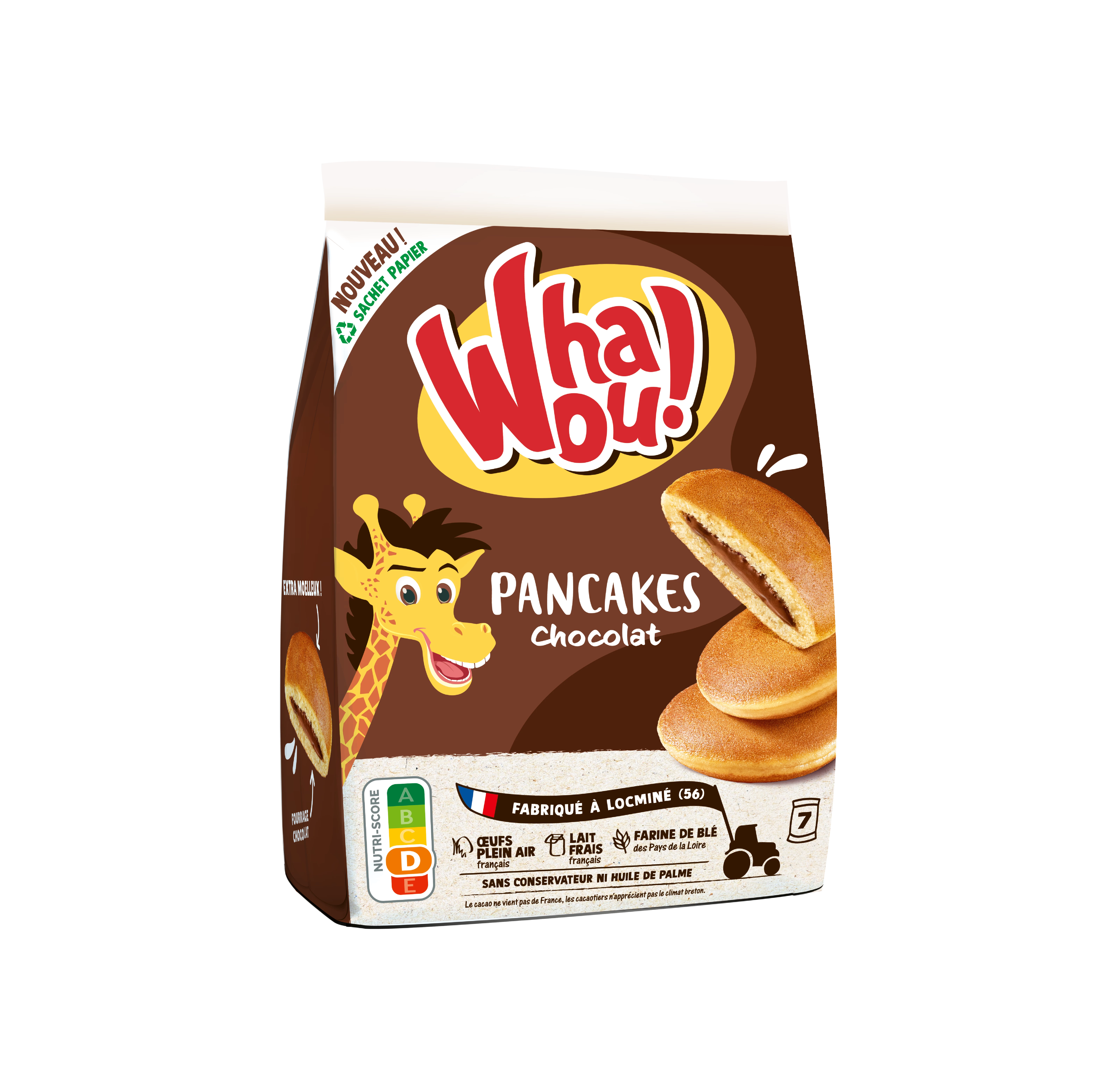 Pancakes Choco Whaou X7 259g - WHAOU