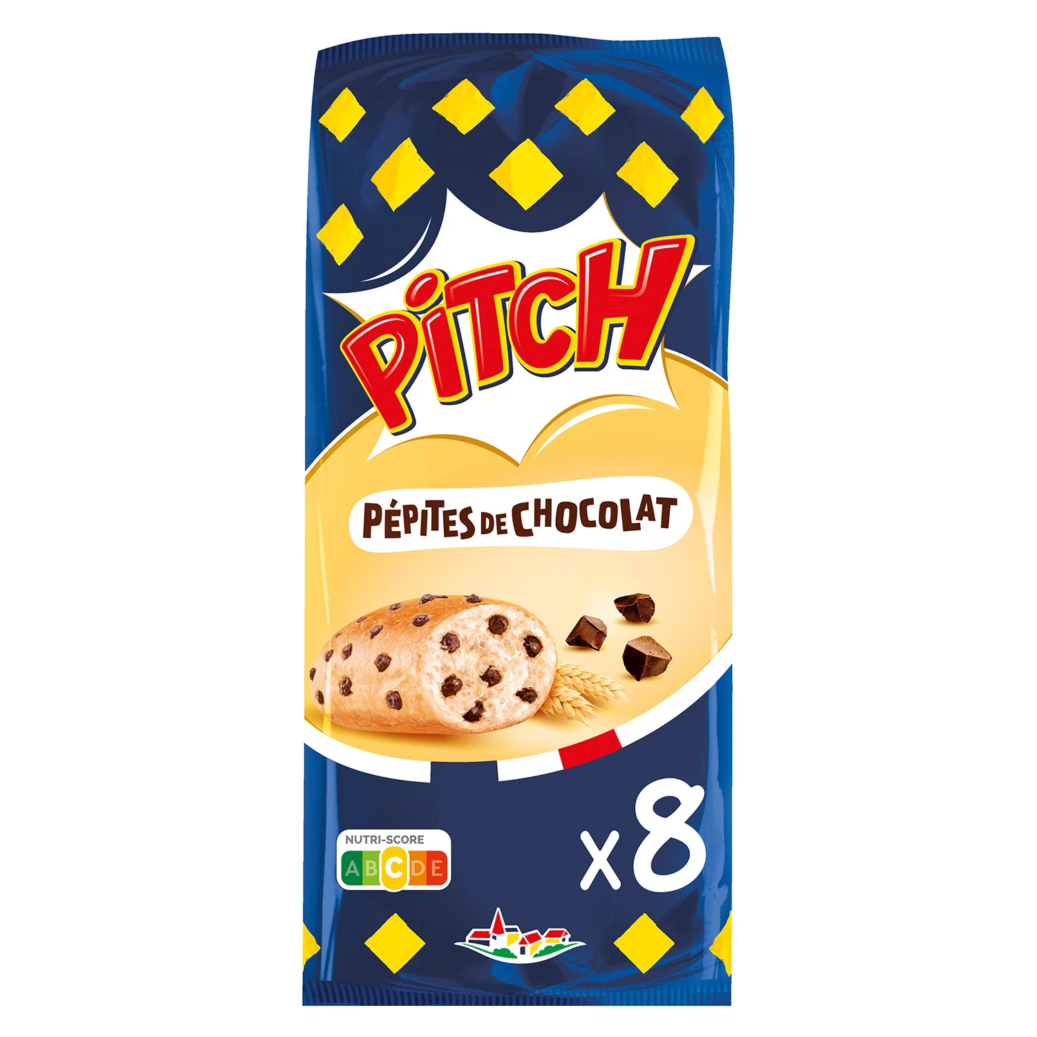 Pitch Brioche với sô cô la chip, x8 300g - PASQUIER