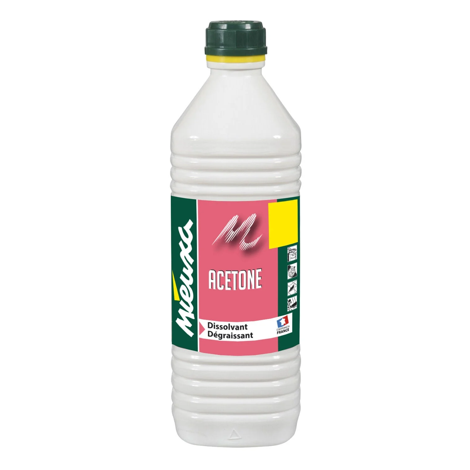 Acetone Solvent, Degreaser 1l - Mieuxa