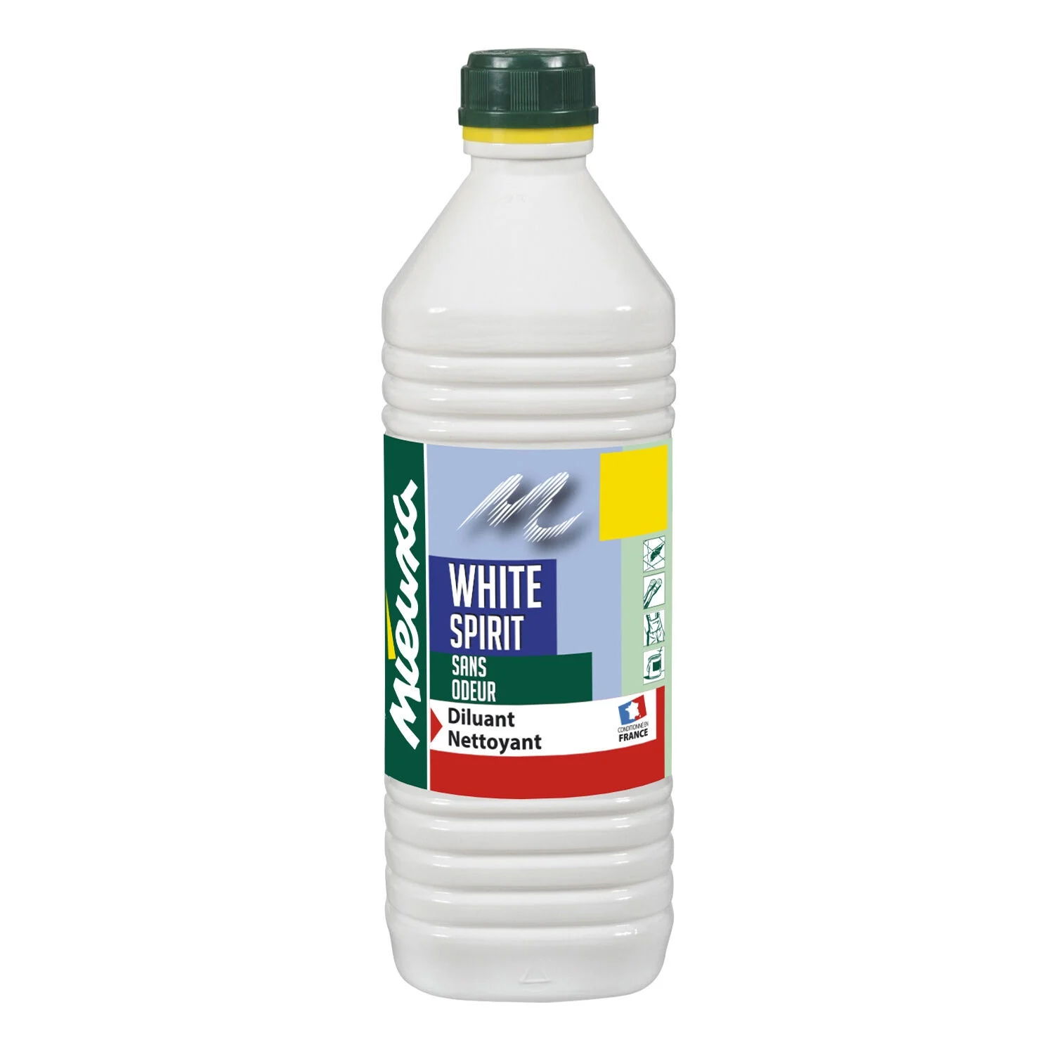 Espíritu blanco inodoro, 1 litro - Mieuxa