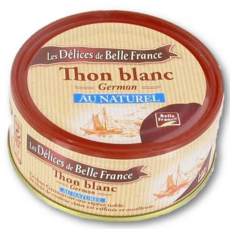 Witte tonijn natuurlijk 135 g - BELLE FRANCE