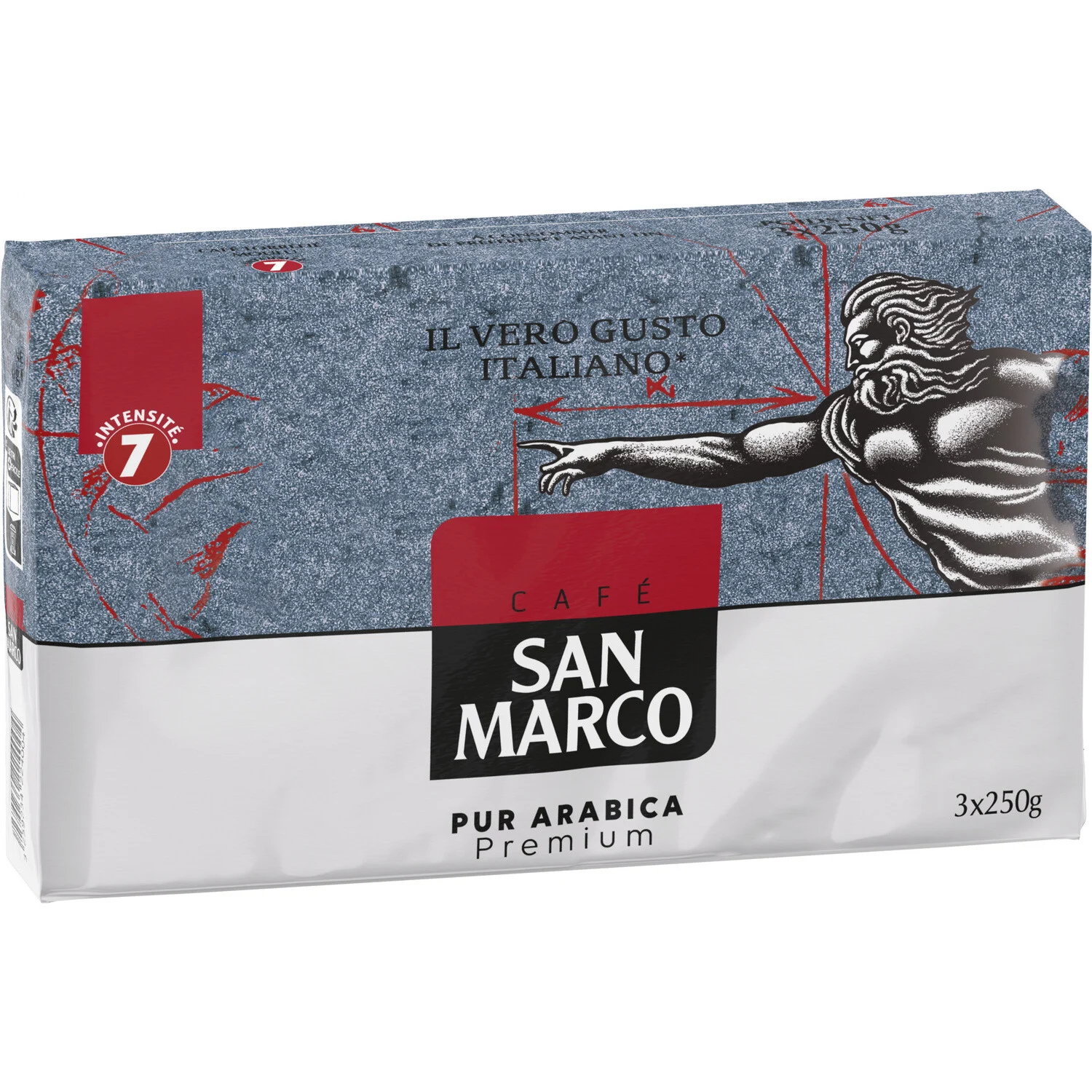 3x250g Caffè Macinato San Marco Ol