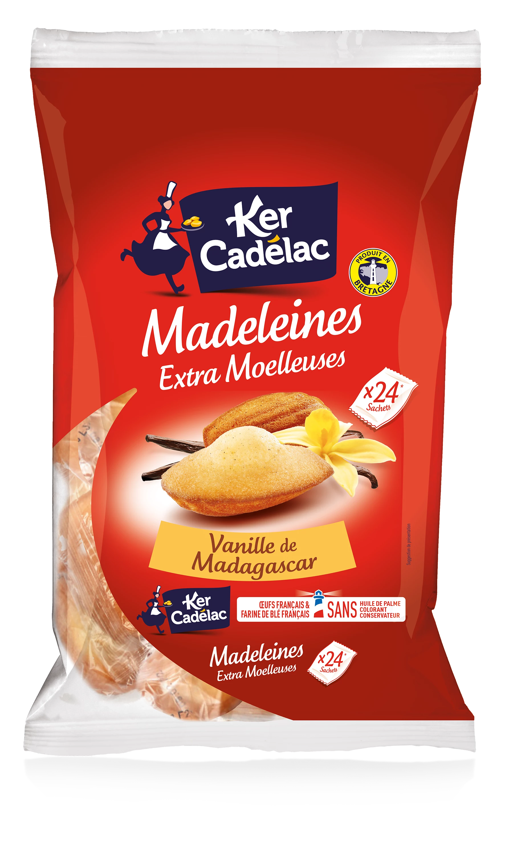 12 Madeleines au Beurre Frais Bonne Maman 300 G - Grossiste alimentaires,  biscuits en gros avec ClicMarket
