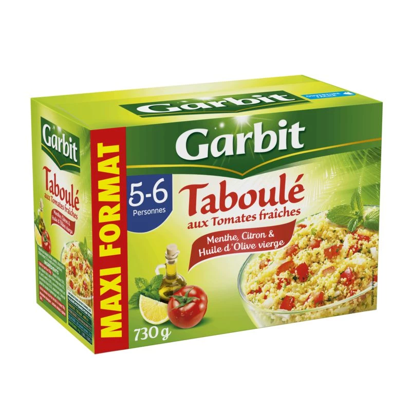 Tabbouleh with Fresh Tomatoes, 730g - GARBIT