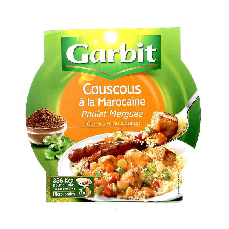 Couscous Kip en Merguez, 285g - GARBIT