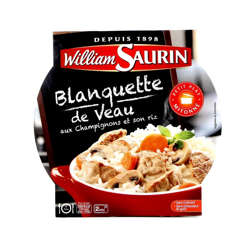 Veal Blanquette, 285g - WILLIAM SAURIN