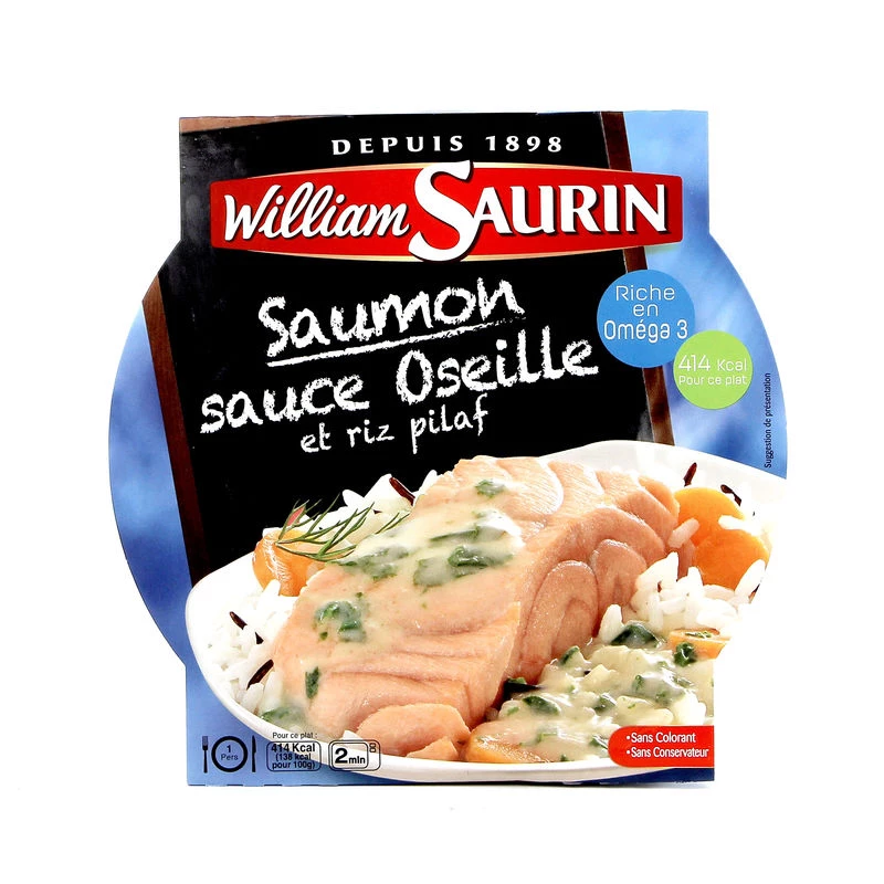 Salmon Sorrel Sauce, 300g - WILLIAM SAURIN