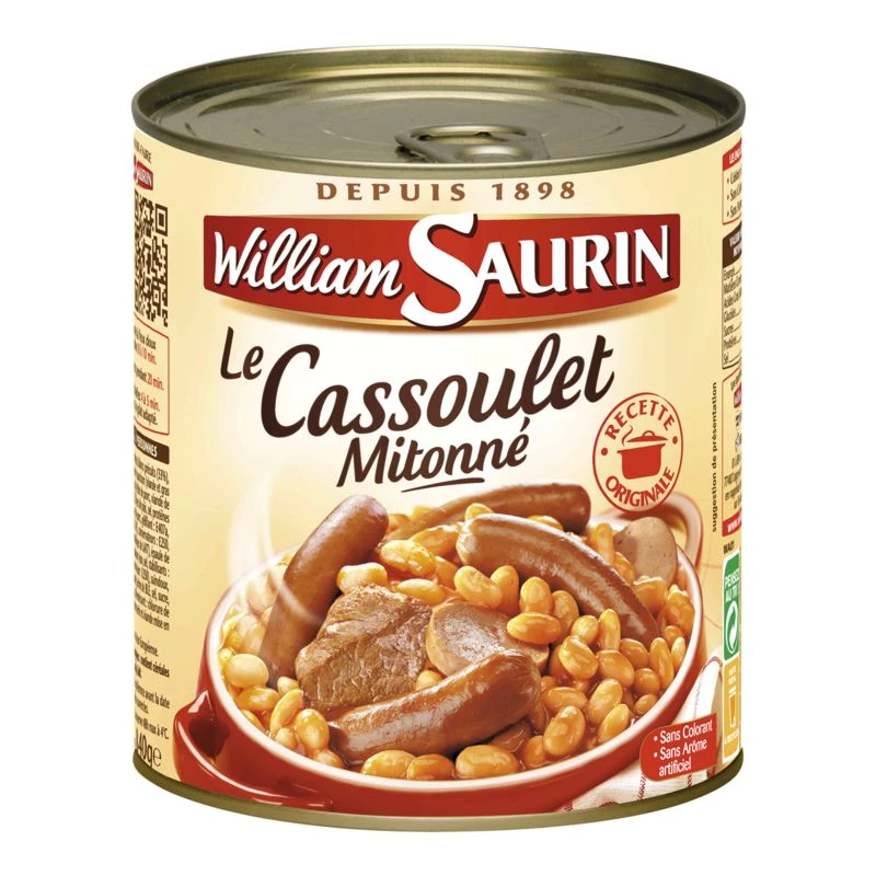 Cassoulet guisado, 840g - WILLIAM SAURIN