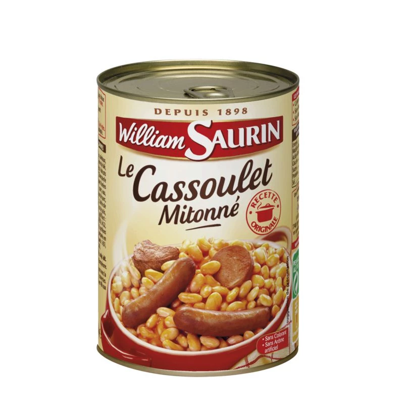 Cassoulet guisado, 420g - WILLIAM SAURIN