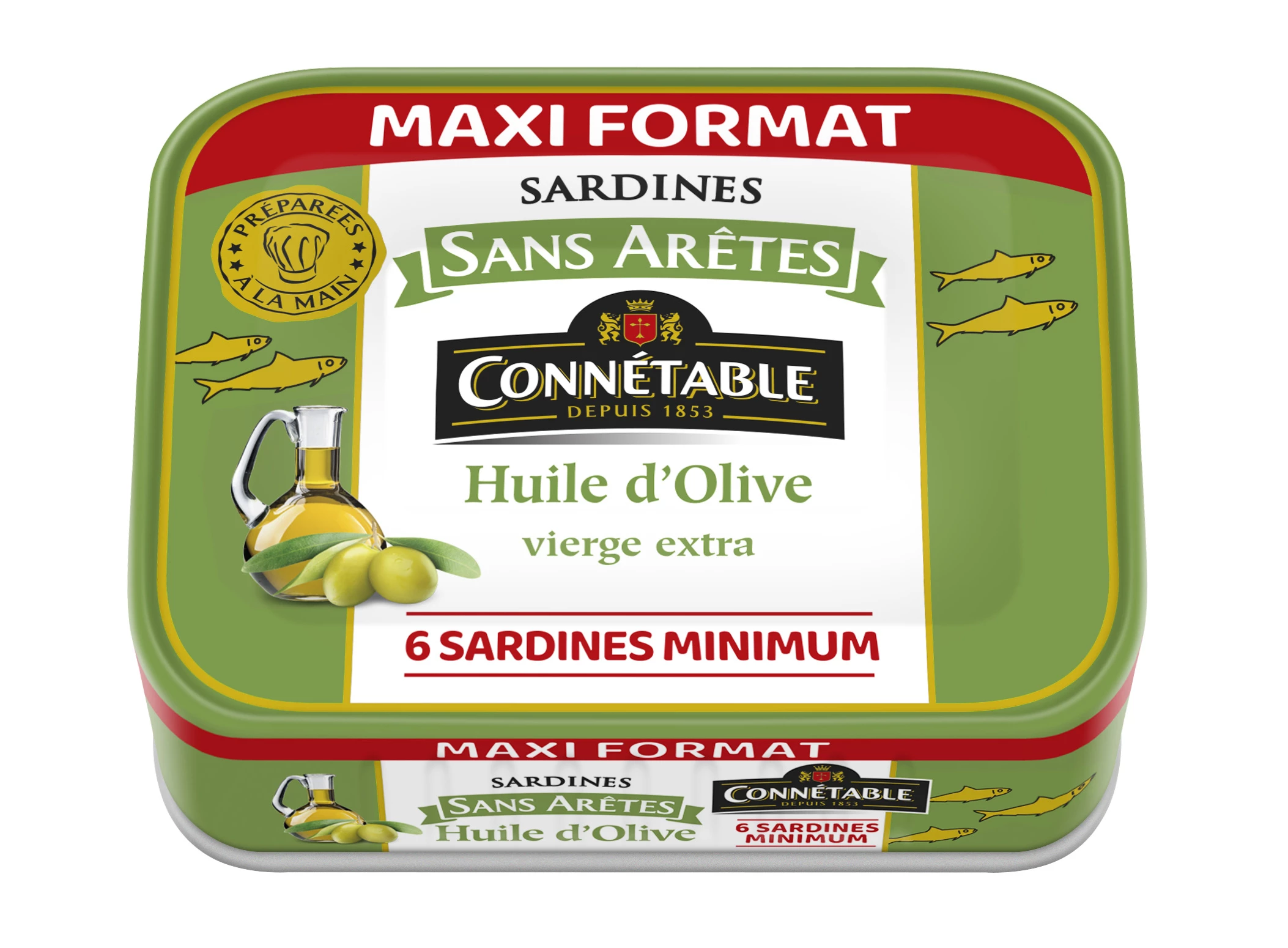 Sardine Sans Arrêtes, 230g  - CONNÉTABLE