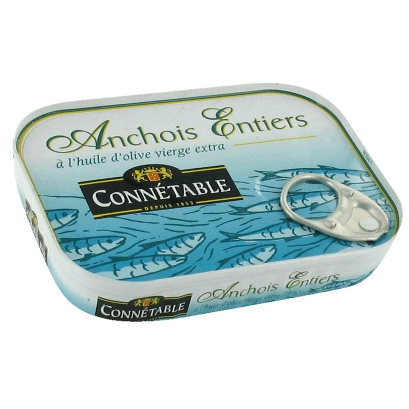 Anchovies in Olive Oil, 100g - CONNÉTABLE
