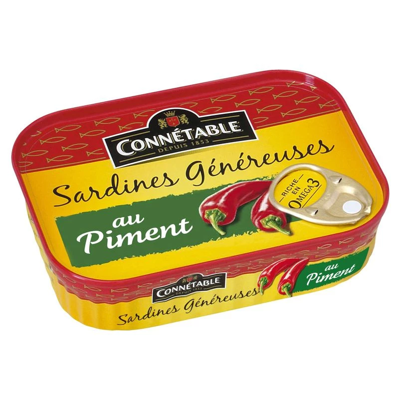 Sardine au Piment, 140g - CONNÉTABLE