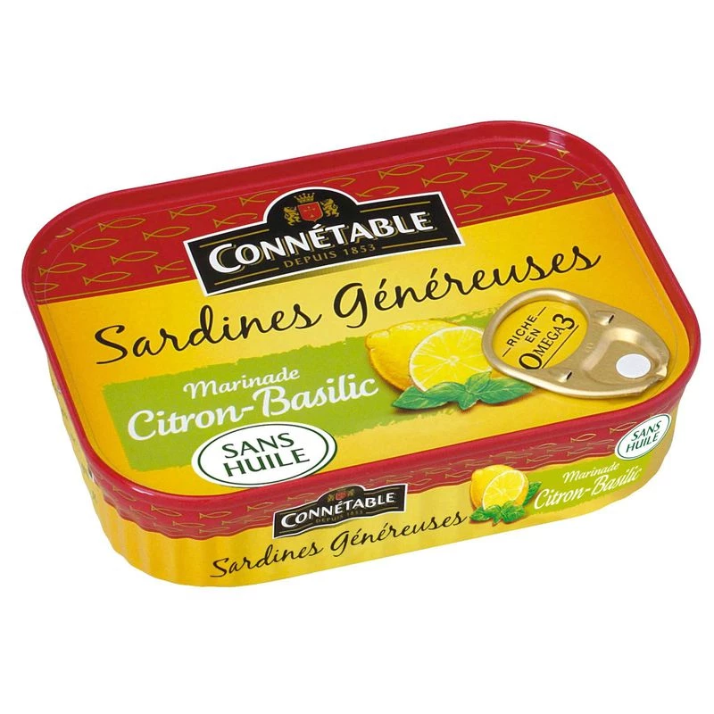 Generous Sardines with Lemon, 140g - CONNÉTABLE