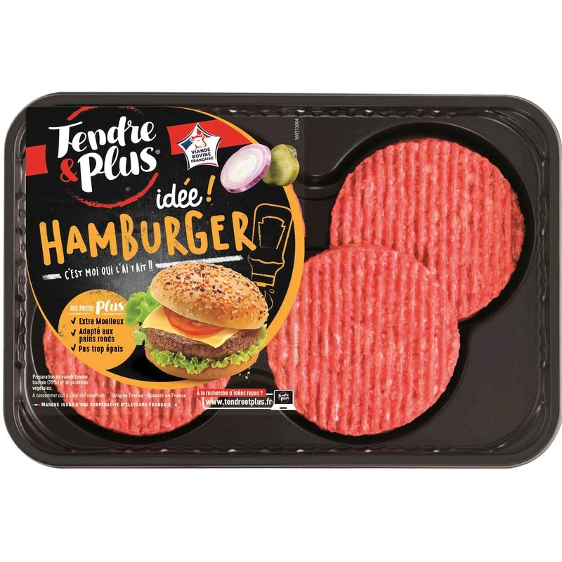 Hambúrguer Idee 15% X4 320g