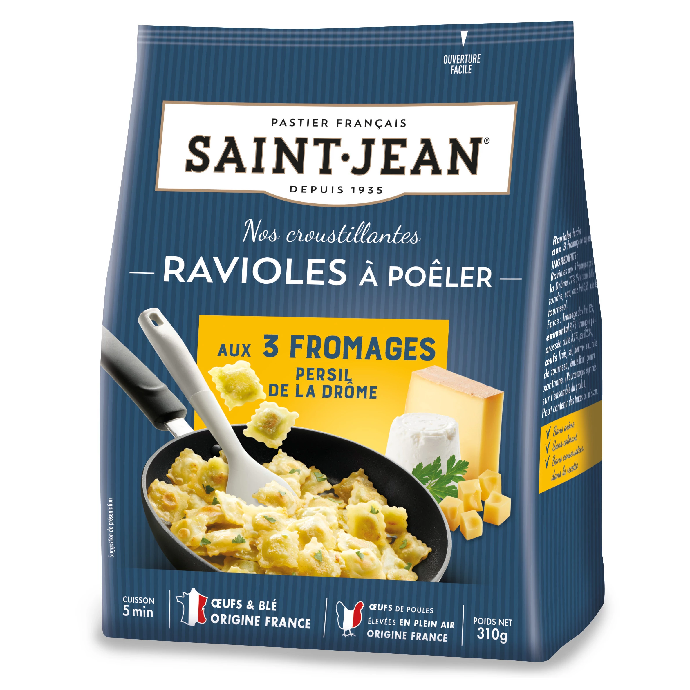 Ravioles A Poel 310g 3 Cheese