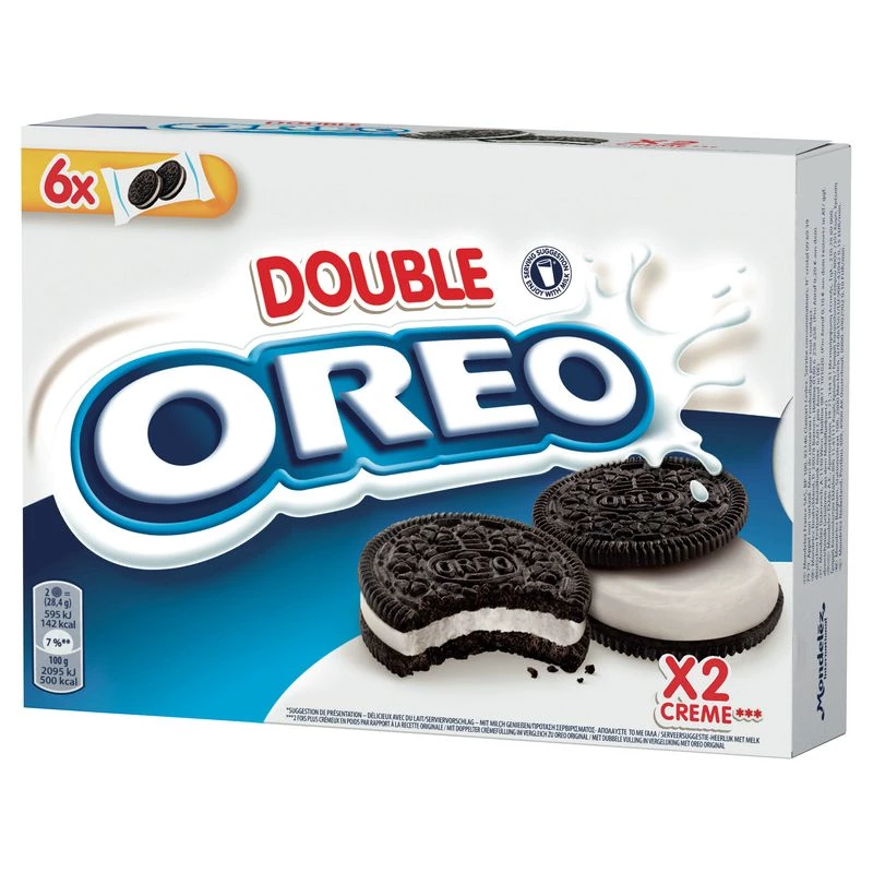 Biscuits double goût vanille 170g - OREO