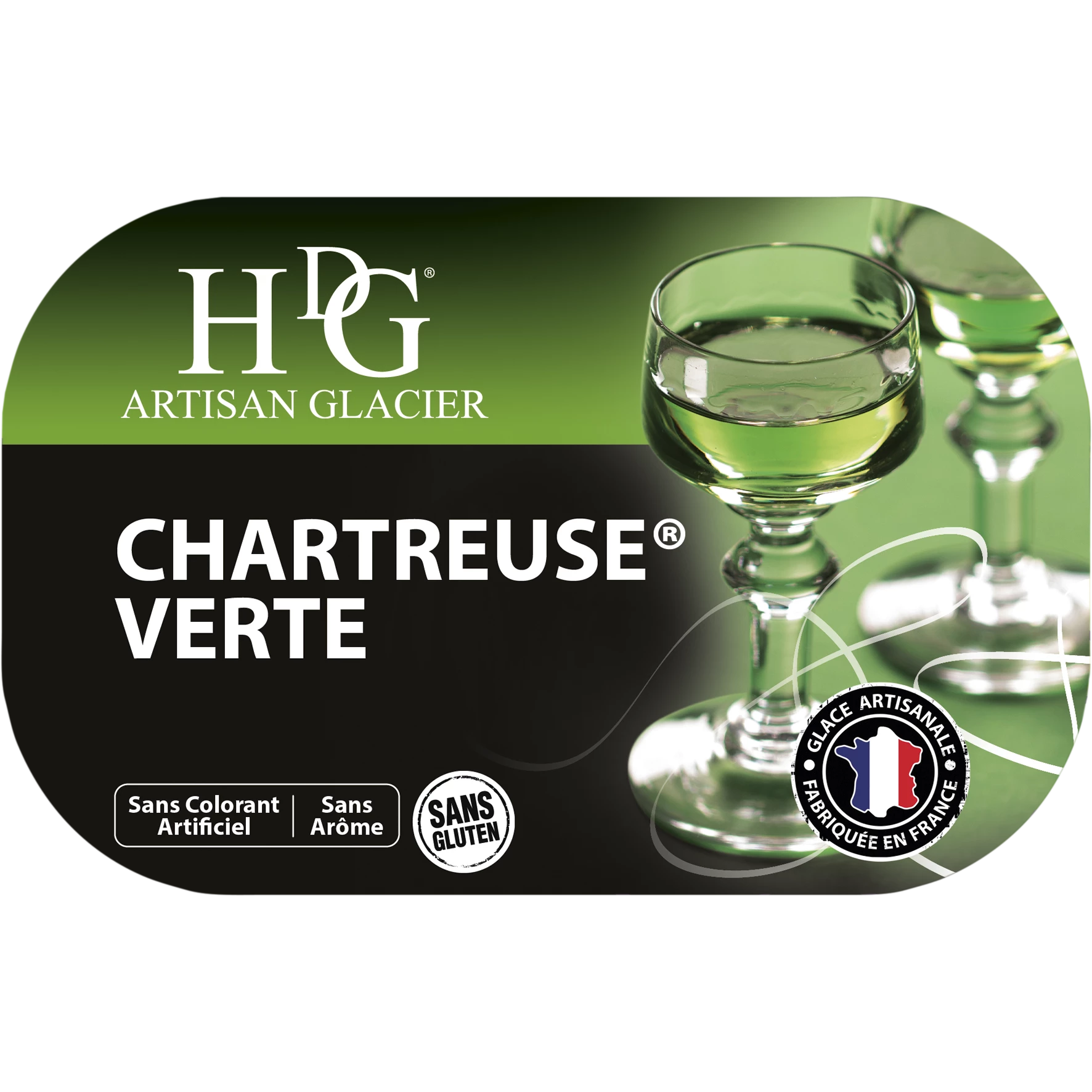 Glace Chartreuse 487.5g - Histoires De Glaces