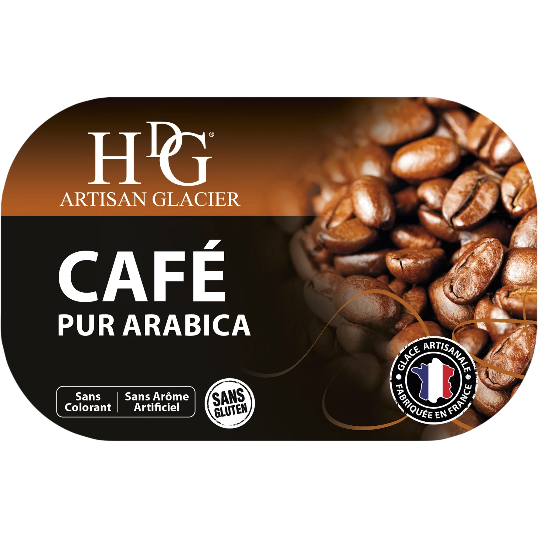 Glace Cafe Espresso Arabica 487.5g - Histoires De Glaces