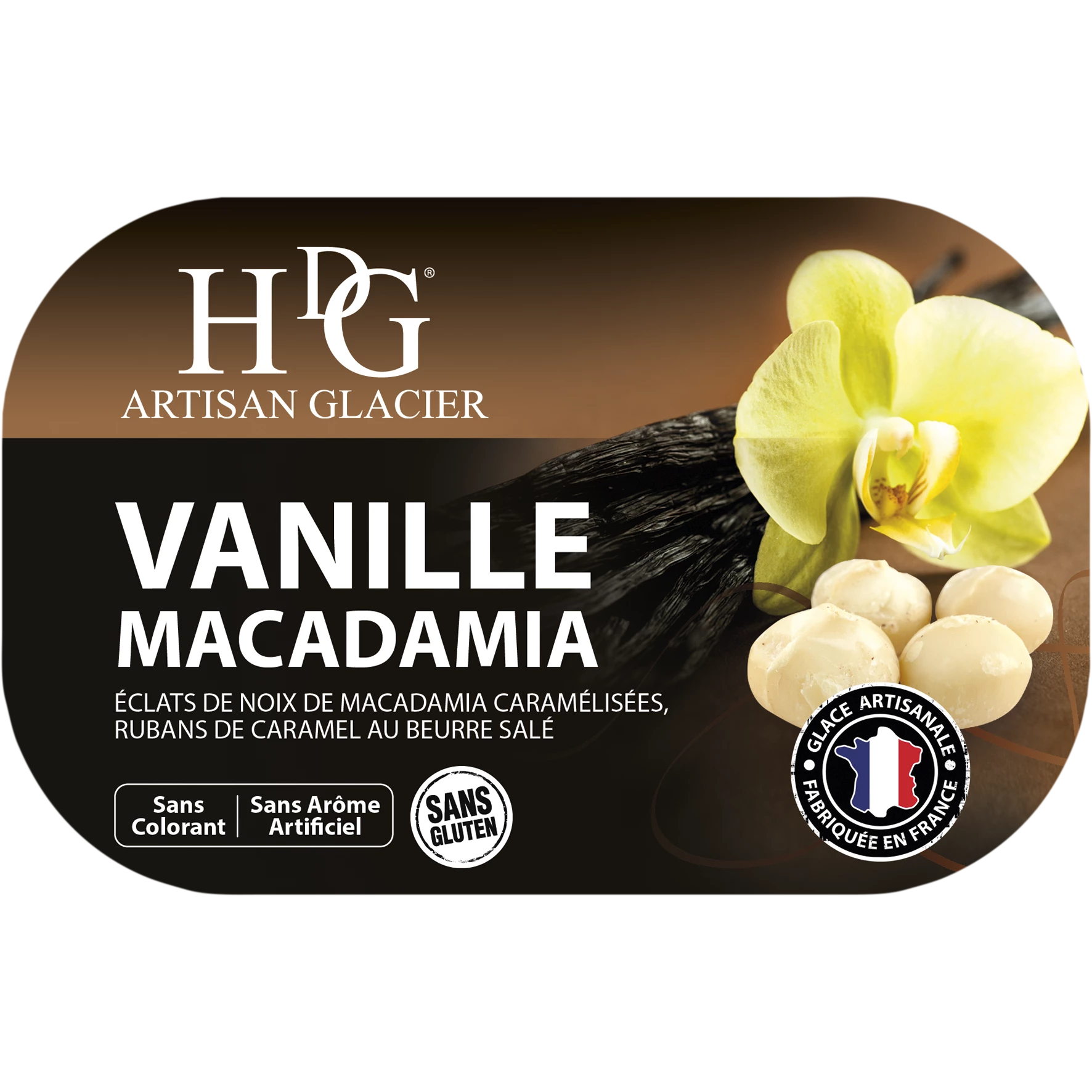 Vanilla Macadamia Ice Cream 487.5g - Histoires De Glaces