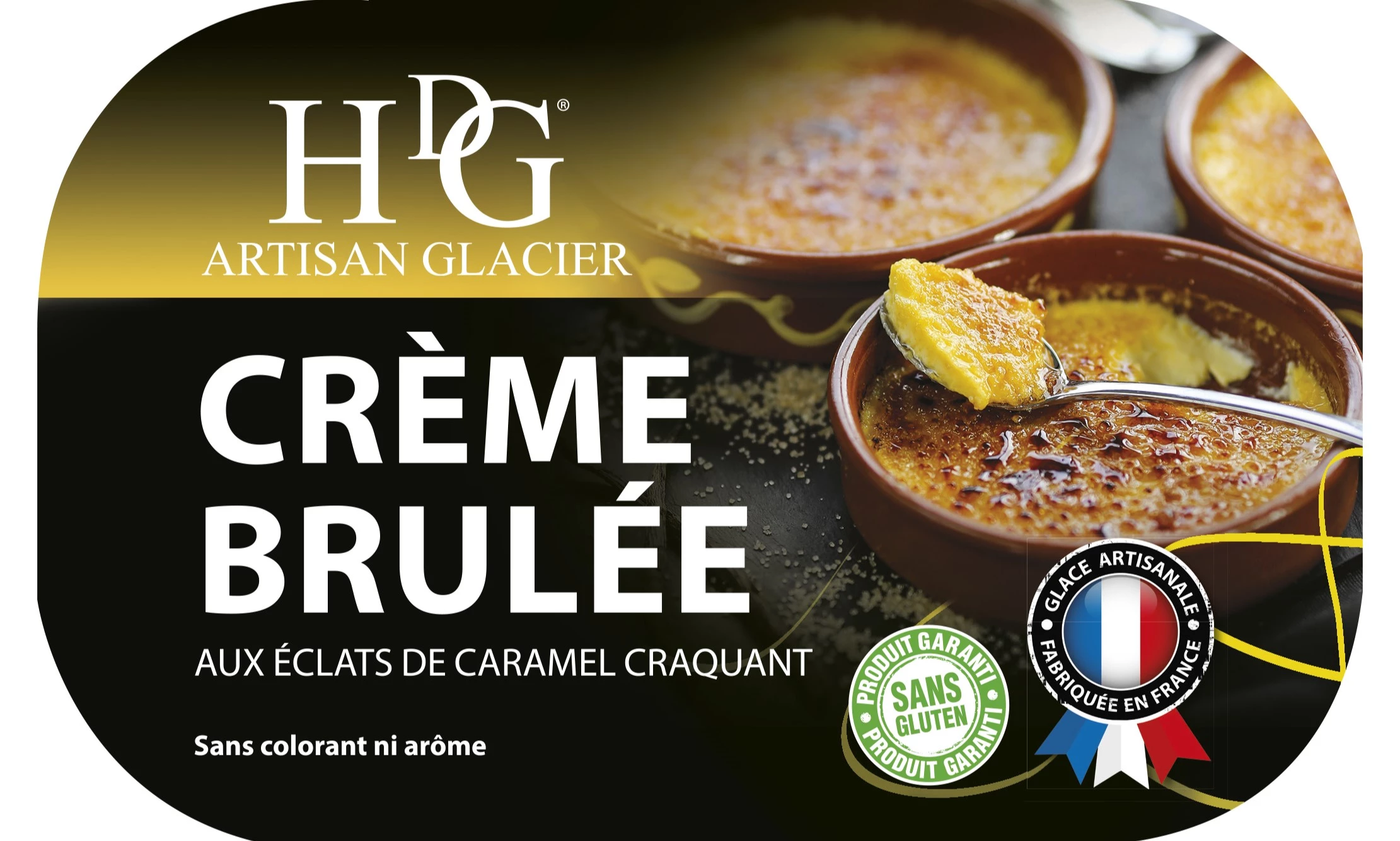 Glace Creme Brulee 487.5g - Histoires De Glaces