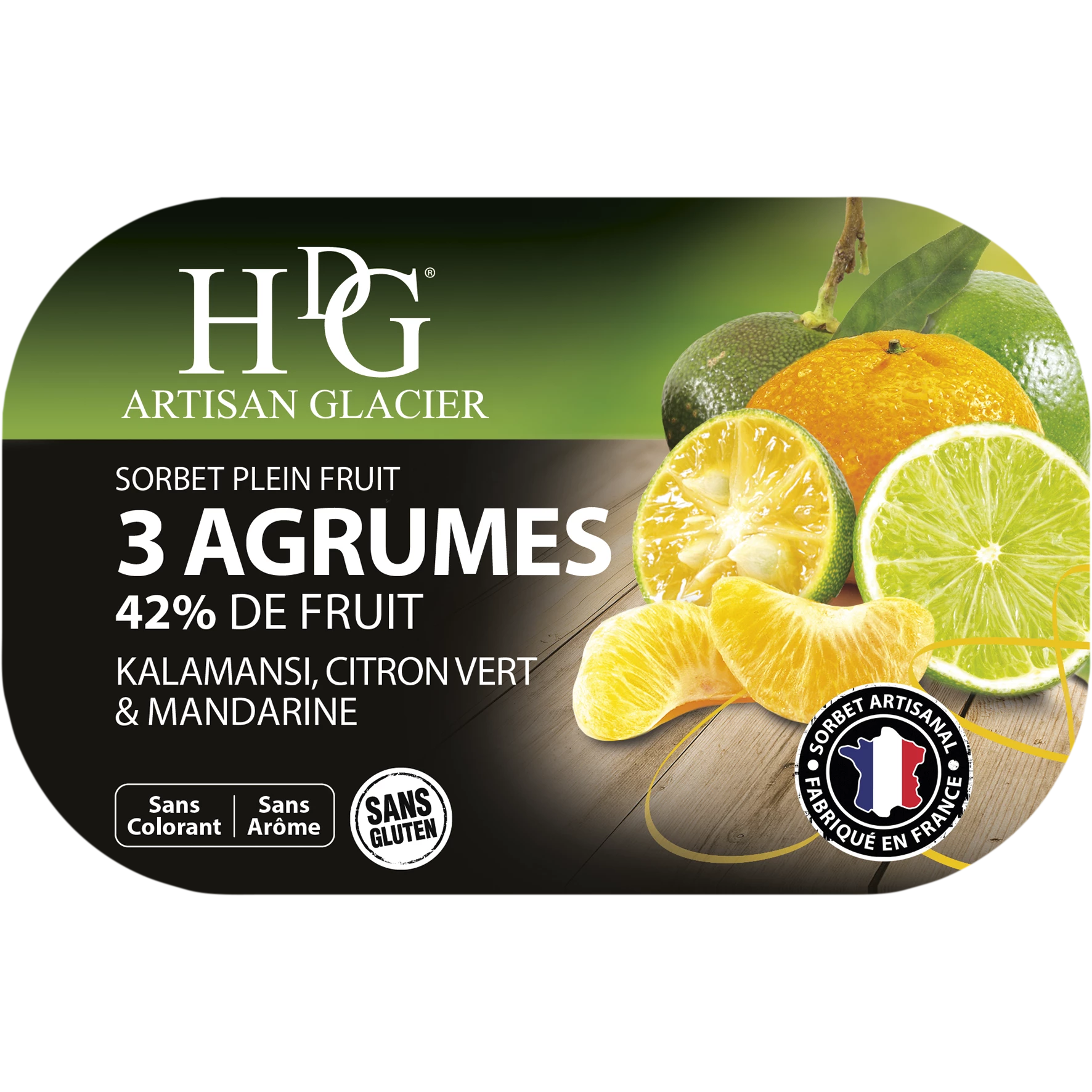3 柑橘冰糕 487.5g - Histoires De Glaces