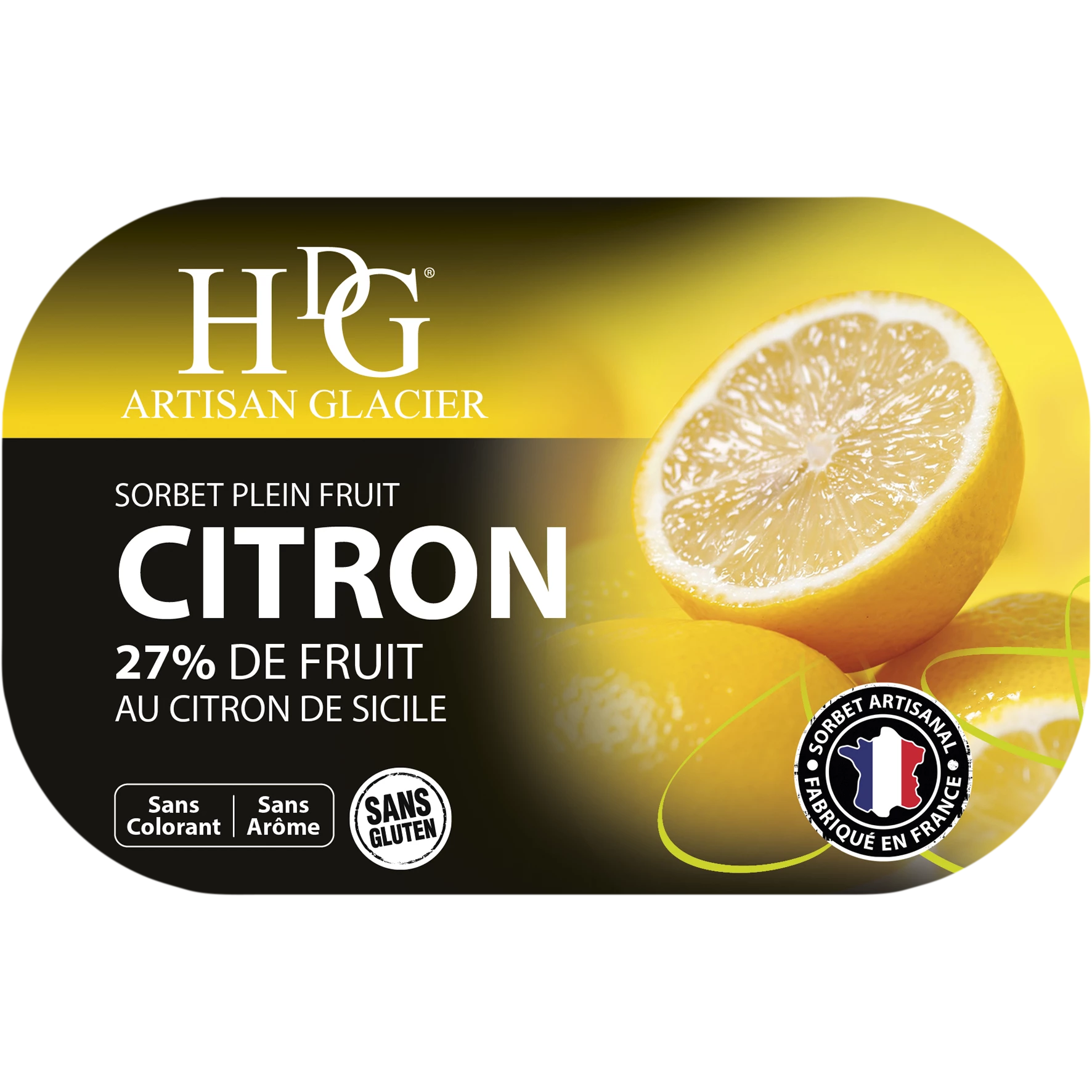 Lemon Sorbet 487.5g - Histoires De Glaces