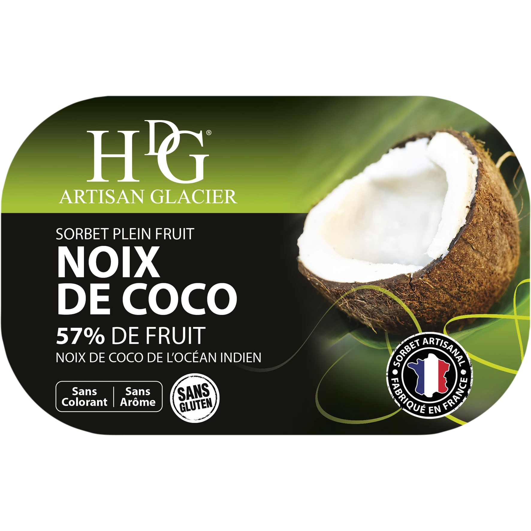 Coconut Sorbet 487.5g - Histoires De Glaces