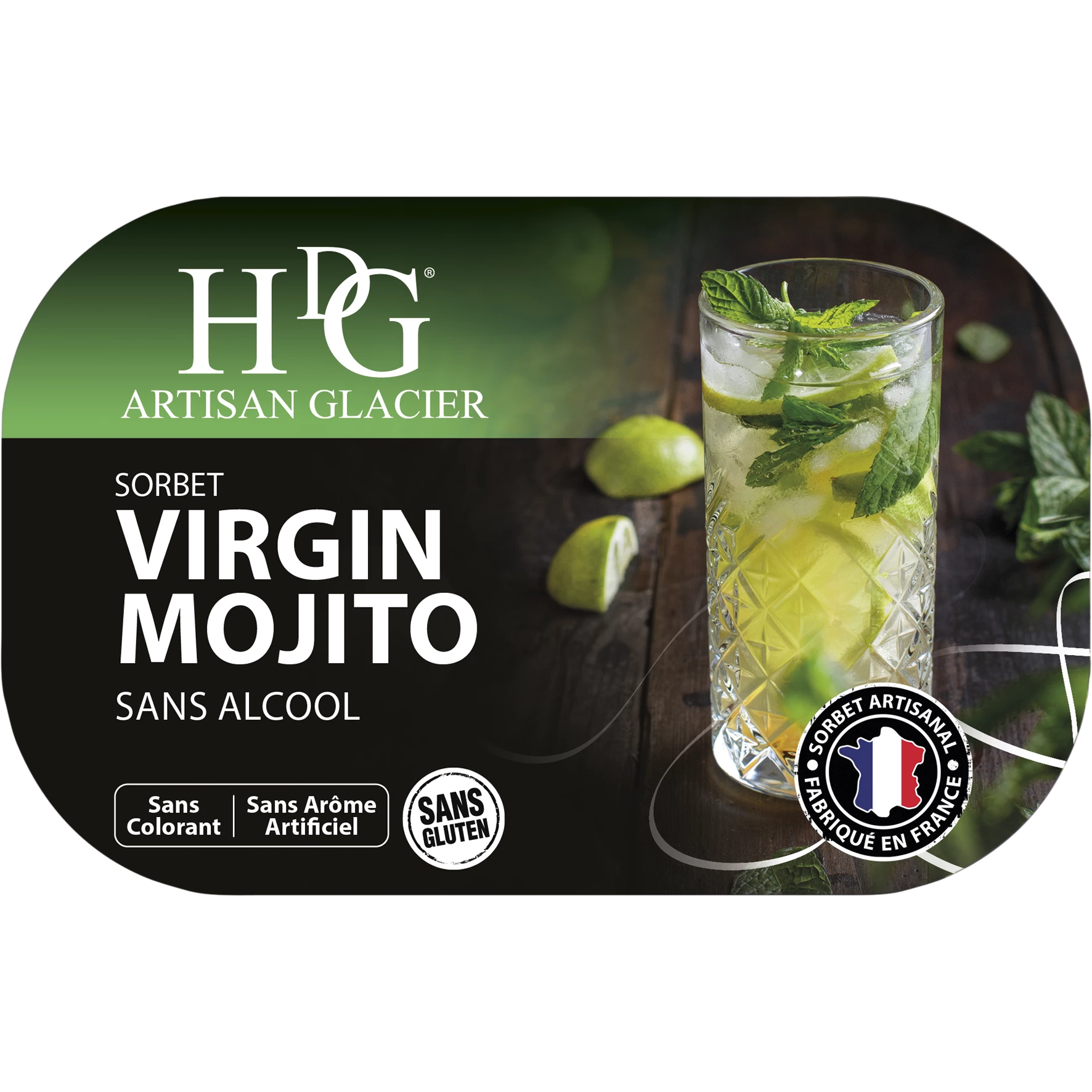 Virgin Mojito Sorbet 487.5g - Ice Cream Stories