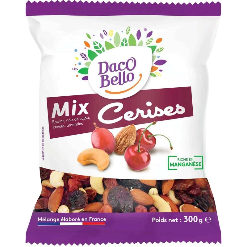 Mix di frutta e semi Mix di ciliegie, 300g - DACO BELLO