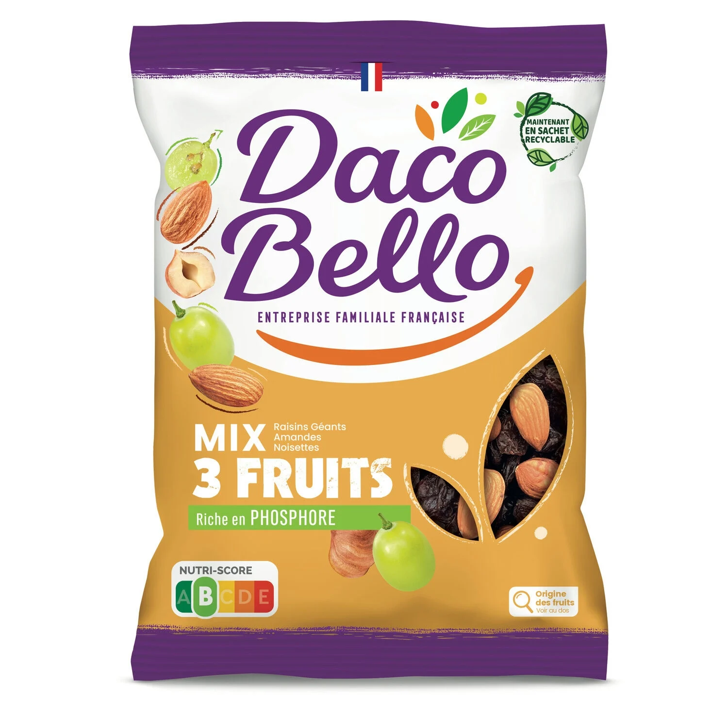 400g Mel 3 Fruits Daco Bello