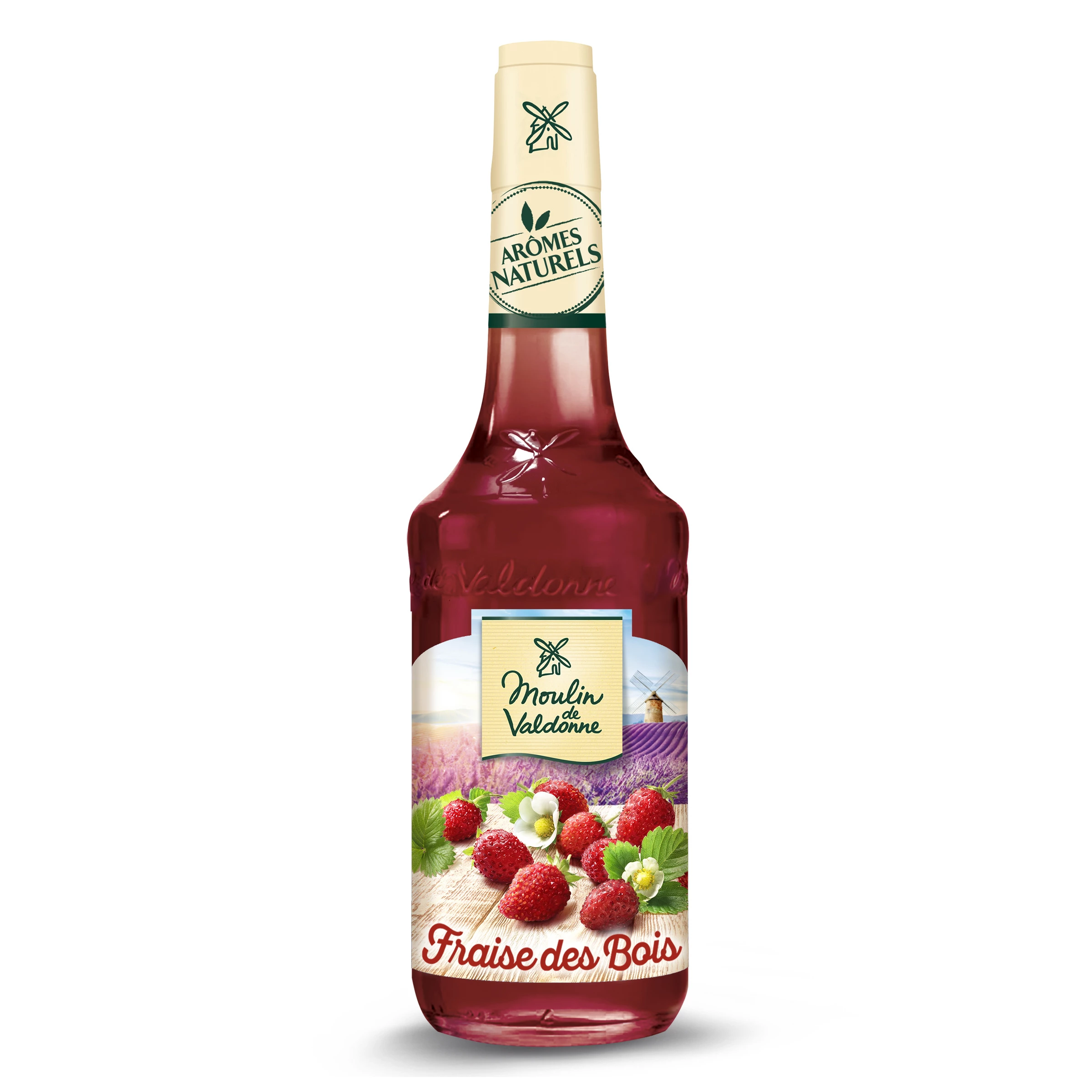 Wild strawberry syrup 70cl -  MOULIN DE VALDONNE