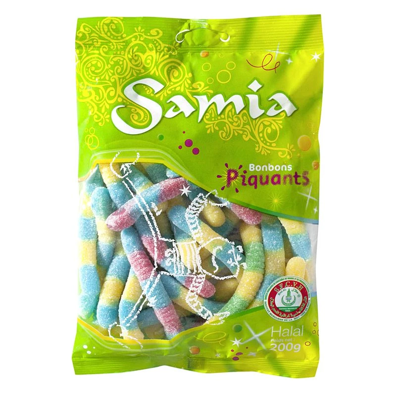 Bonbons  Snake Pep's Halal 200g - SAMIA
