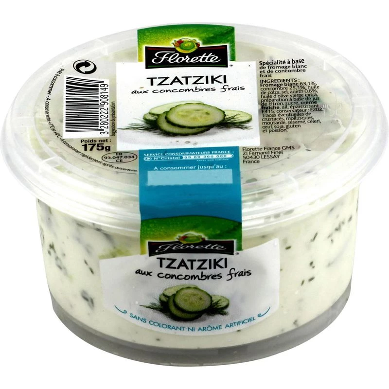 Tzatziki concombre frais/aneth - FLORETTE