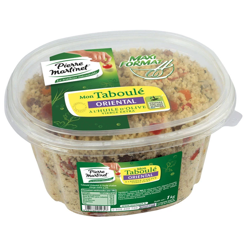 Olio d'oliva tabbouleh orientale 1KG - PIERRE MARTINET