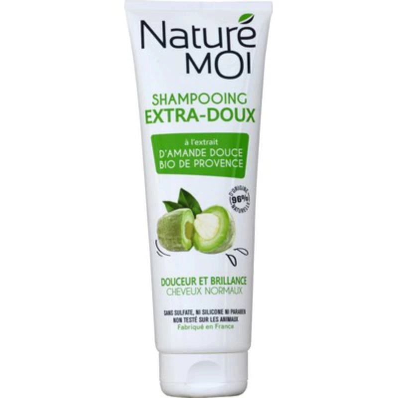 Organic extra-gentle sweet almond shampoo 250ml - NATURÉ MOI