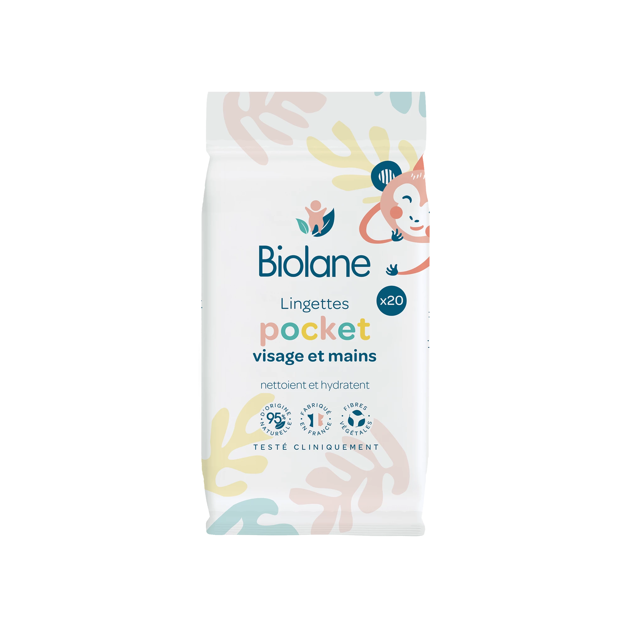 X20 Easy Pocket Face and Hand Wipes - BIOLANCE