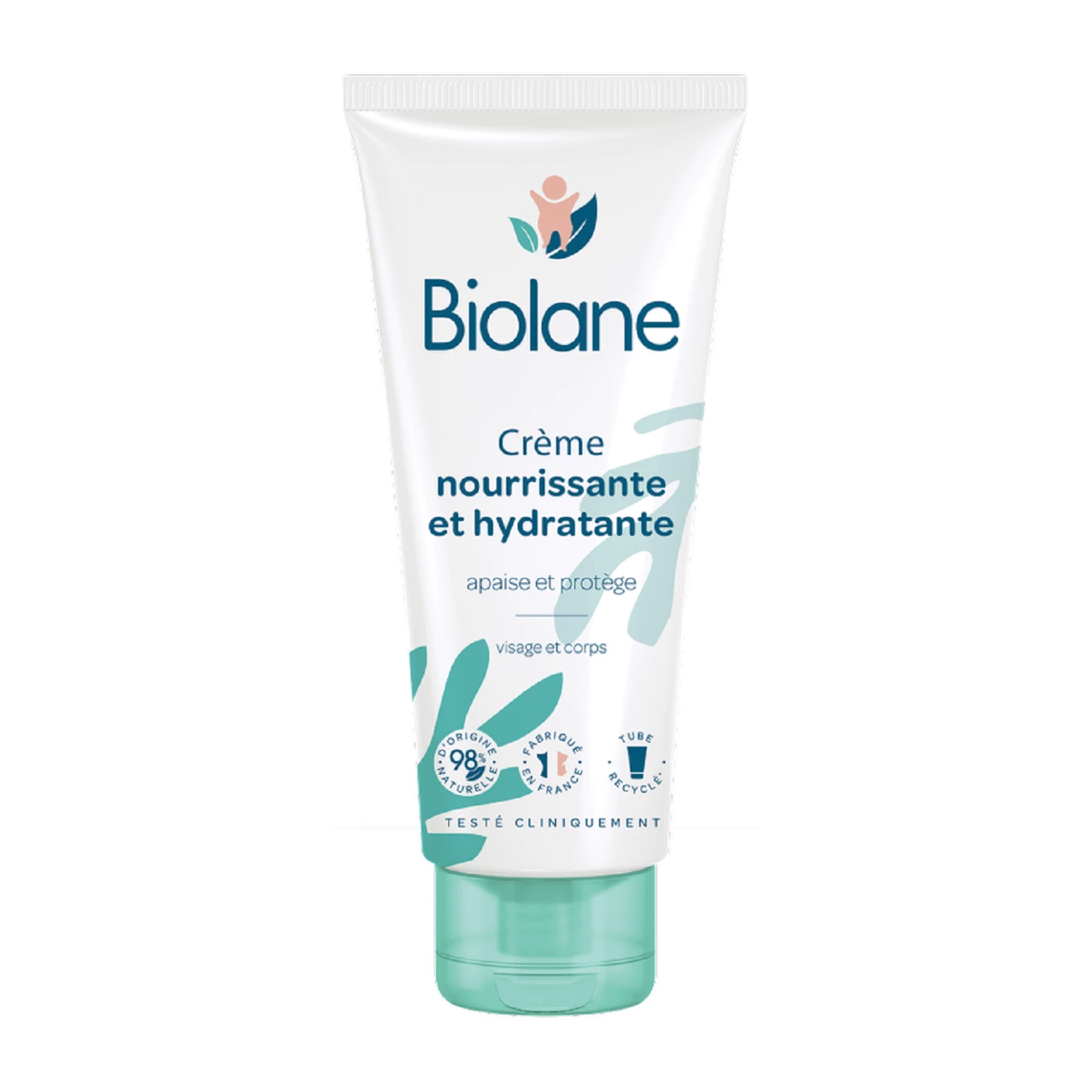 Nourishing and moisturizing face and body cream 100ml - BIOLANE