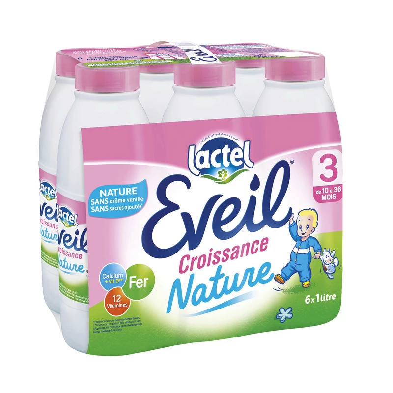 Sữa thiên nhiên cho bé 3 tuổi 6x1L - LACTEL