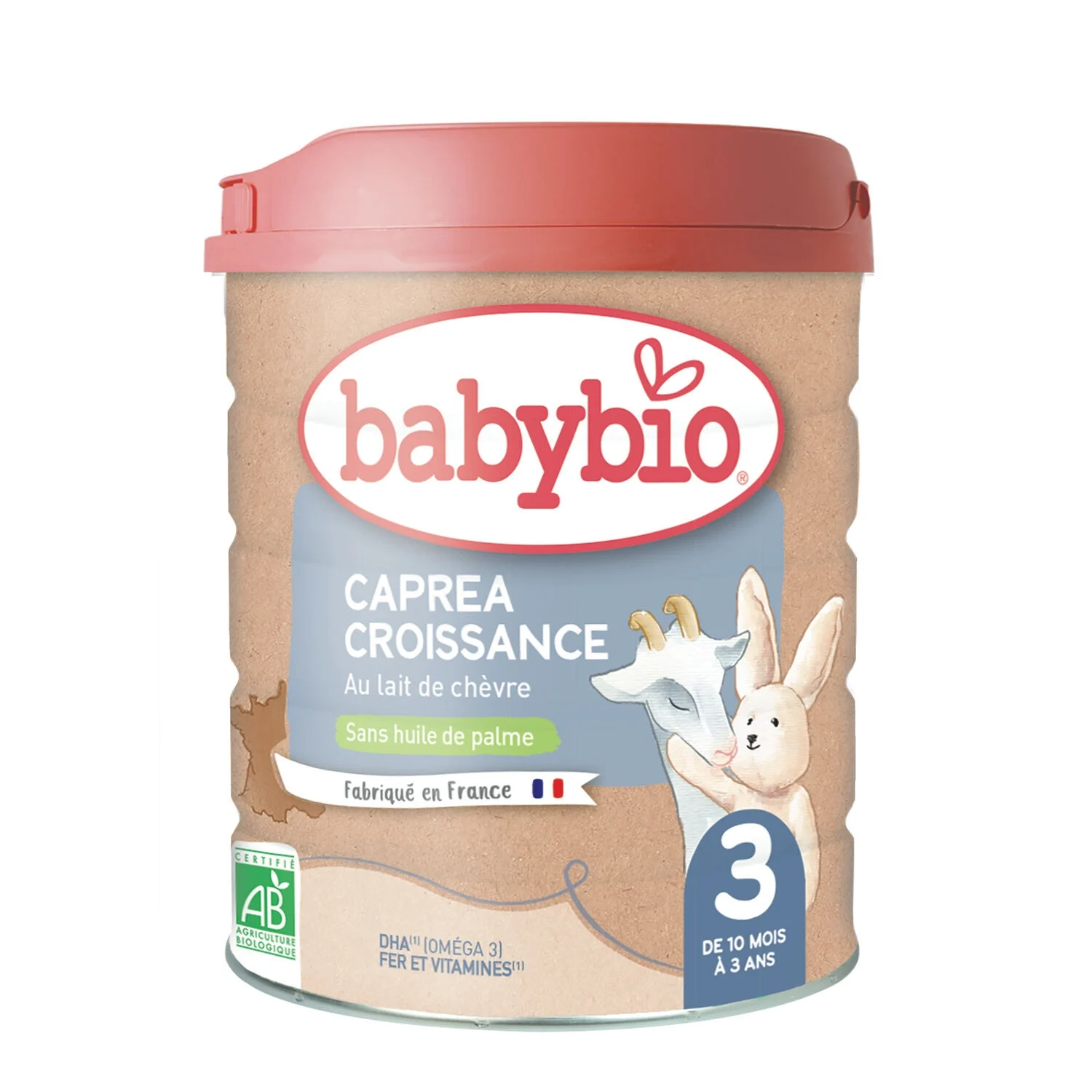 Lait Bébé En Poudre 3ème âge Caprea Croissance Au Lait De Chèvre Bio 800g - Babybio