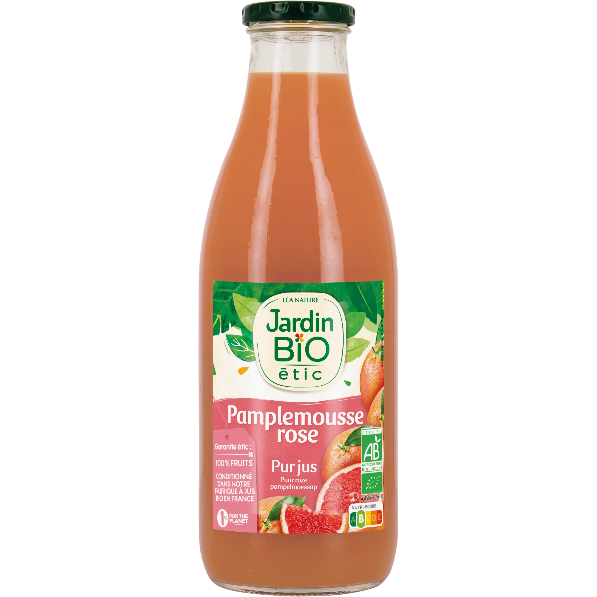 Pure organic grapefruit juice 1L - JARDIN Bio