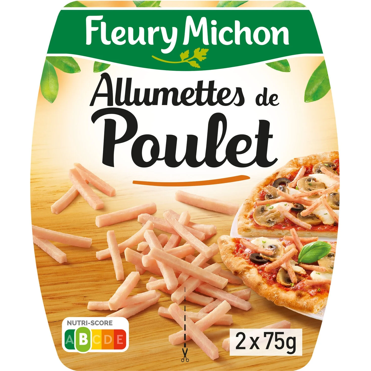 2x75g Allumette Poulet Fleury