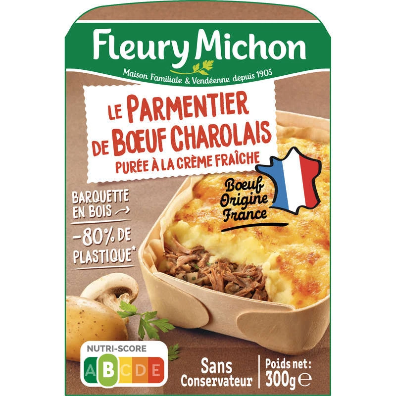 Parmtier Beuf Charolai 300g