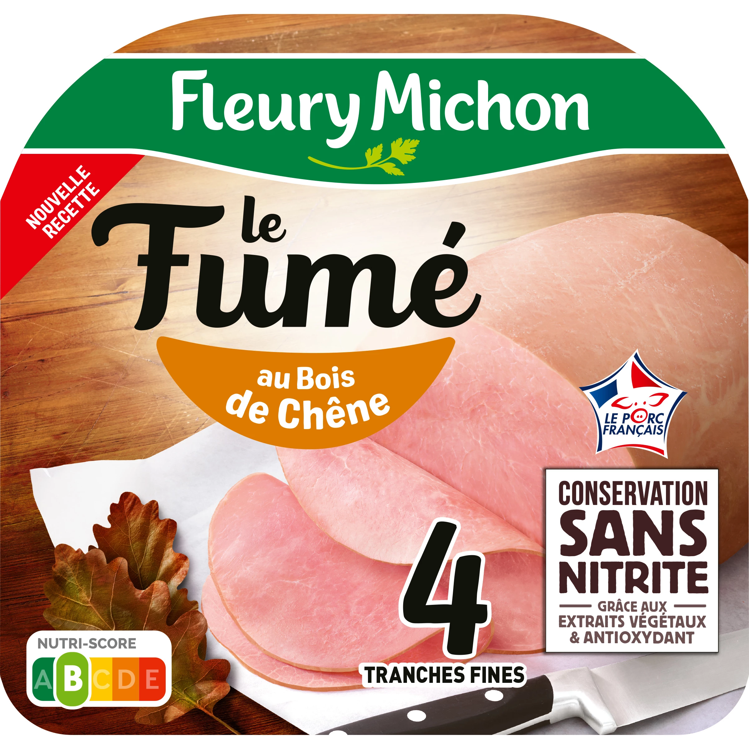 Jambon Fumé sans Nitrite - FLEURY MICHON